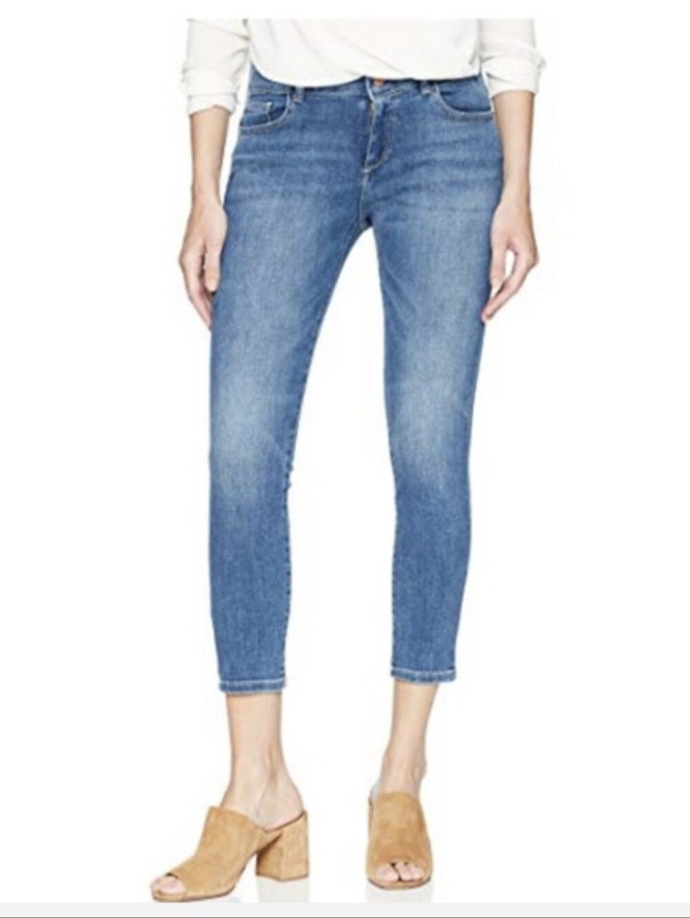 DL1961 Skinny Florennce Ankle Jeans in Light Blue Wash